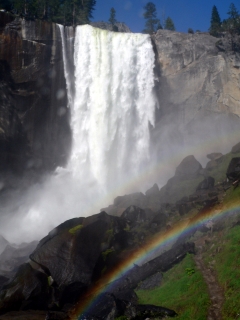 Rainbow at Vernal Falls