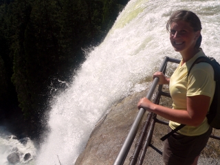 Gab on Top of the Falls